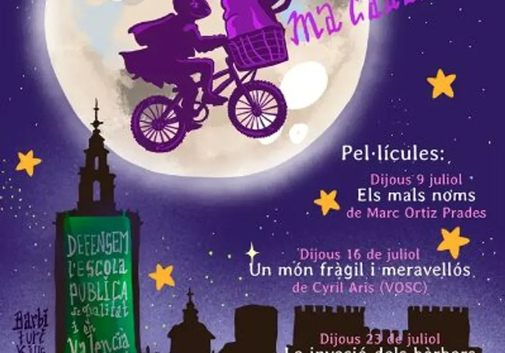 Cine al aire libre en valenciano en Velluters: La invasión de los bárbaros