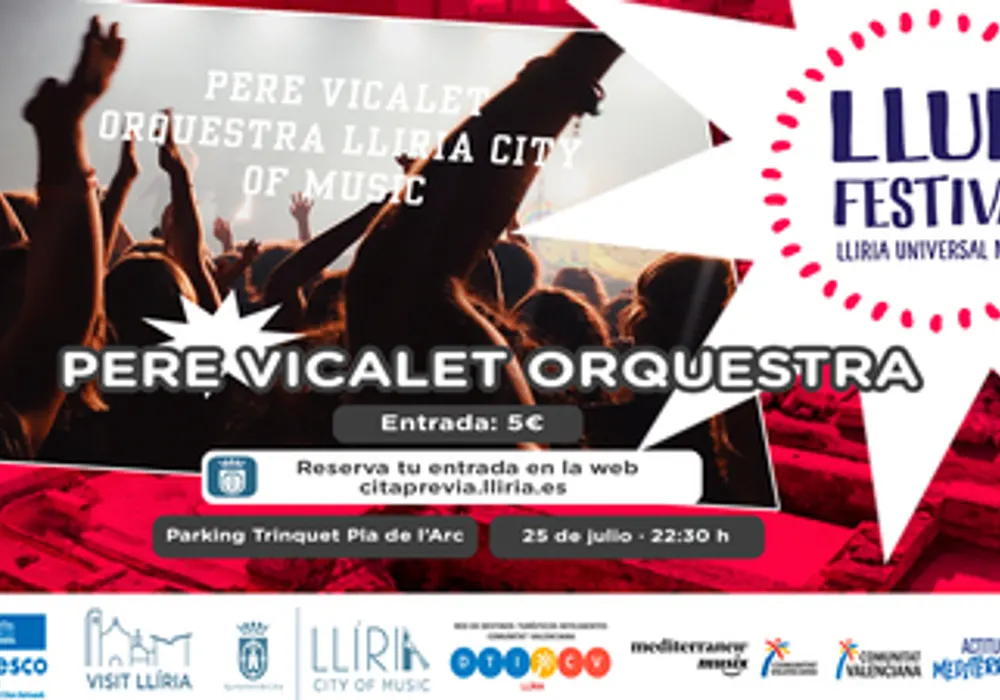 PERE VICALET ORQUESTRA - LLUMFEST 2026 - CONCIERTO 25 DE JULIO